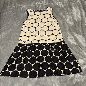 LOFT Cream Sleeveless A-Line Dress